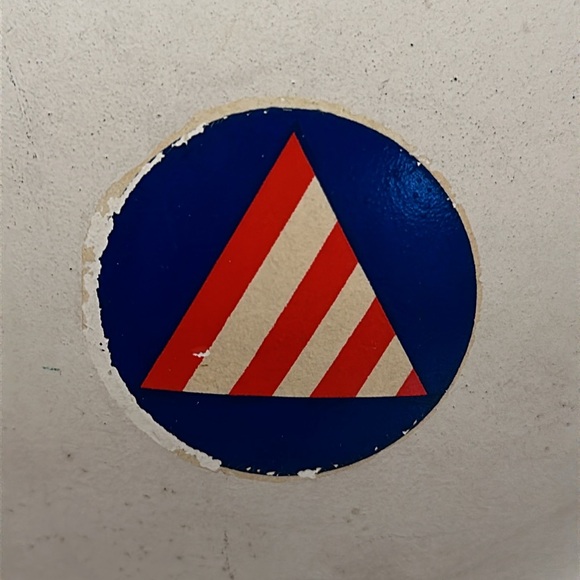 US WWII Civil Defence Helmet Air Raid Warden - Picture 2 of 10